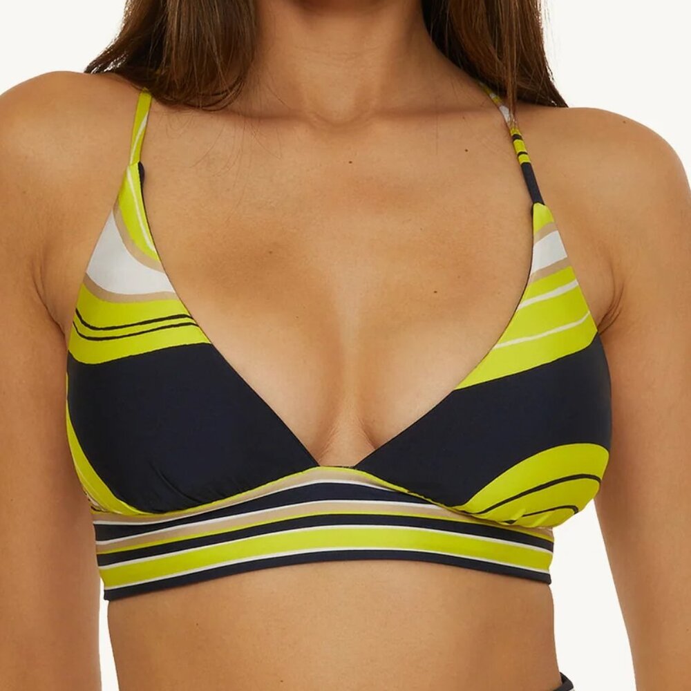 NWT Trina Turk Serena Reversible Halter Bikini Top 8